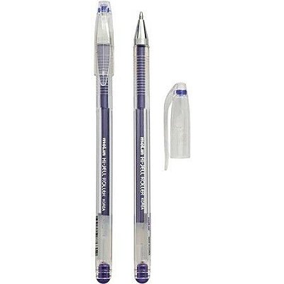 Caneta Gel 0,7mm Grip Neon Cinza - Molin