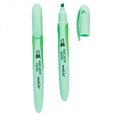Marcador Texto Pastel Verde - Molin