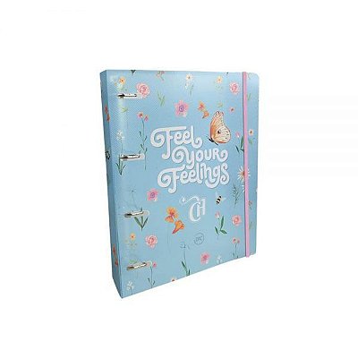 Caderno Fichario Argolado Pp Capricho - Dac
