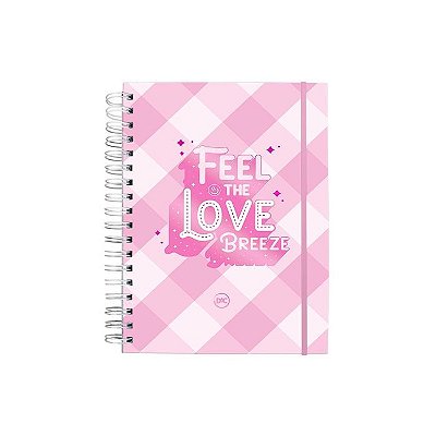 Caderno Smart Esp Cd Coleg 80f Breeze Rosa - Dac