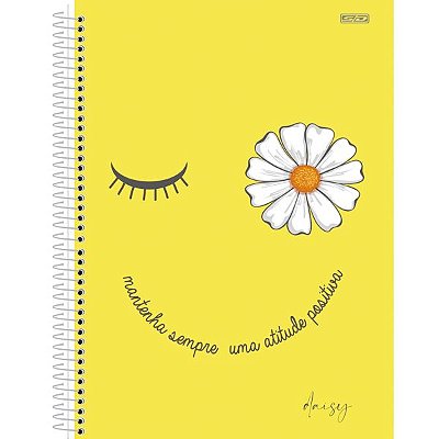 Caderno Esp Univ Cd 10m 160f Daisy - Sd