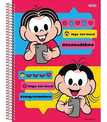 Caderno Esp Univ Cd 10m 160f Turma Da Monica - Sd