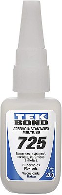 Adesivo Instantaneo 20g N/725 Visc Baixa - Tekbond