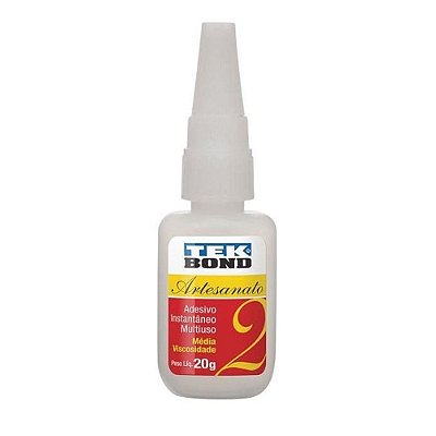 Cola Artesanato 20g N/2 Visc Media - Tekbond