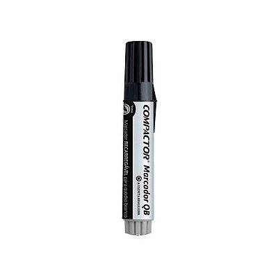 Marcador P/quadro Branco Preto - Compactor