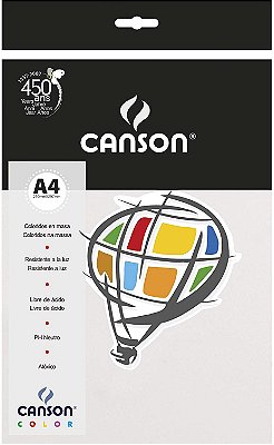 Papel A4 180g C/50f Color Branco - Canson