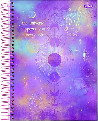 Caderno Esp Coleg Cd 01m 80f Mystic - Jandaia