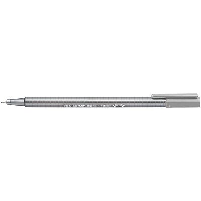 Caneta Fineline 0,3mm Cor 008 Cinza - Staedtler