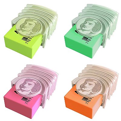 Borracha C/capa Tr Neon Sortido - Mercur
