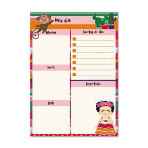Bloco Planner Diario 90g 60f Colores - Me Encanta