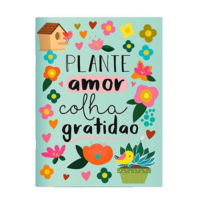 Caderno Pontado Jardim - Me Encanta