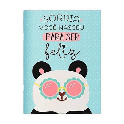Caderno Pontado Panda - Me Encanta