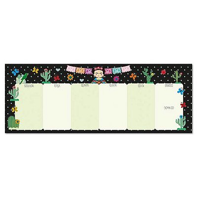 Bloco Planner Teclado Frida - Me Encanta