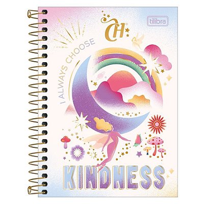 Caderno Esp Cd 1/8 80f Capricho - Tilibra