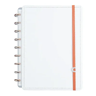 Caderno Medio All White - Caderno Inteligente