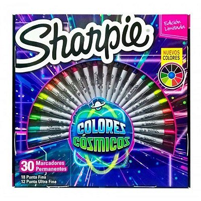 Blister C/30 Marcador Perm Colores Cosmico-sharpie