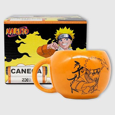 Caneca 450ml Formato 3d Naruto Uzumaki - Zona