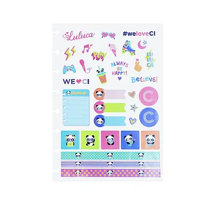 Folha Adesivo A5 Pandalu - Caderno Inteligente