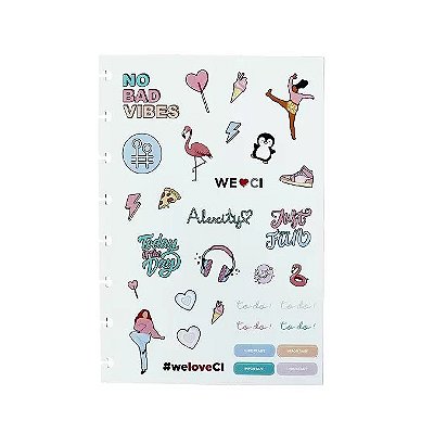 Folha Adesivo A5 Felicity - Caderno Inteligente