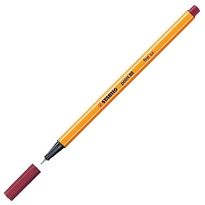 Caneta Point 88/19 0,4mm Bordo - Stabilo