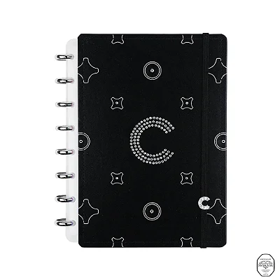 Caderno A5 Blk Swarovski - Caderno Inteligente