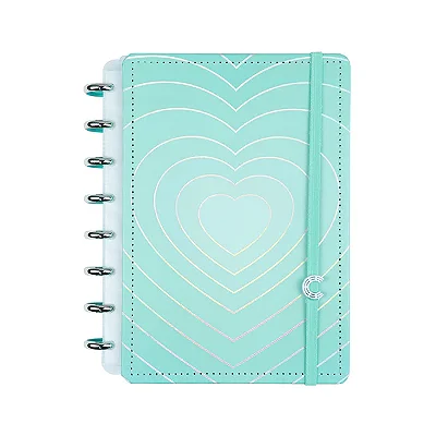 Caderno A5 Turquoise Love - Caderno Inteligente
