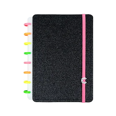 Caderno A5 Lets Gl Neon Black- Caderno Inteligente