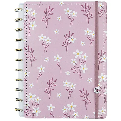 Caderno G Pink Blossom Sof - Caderno Inteligente