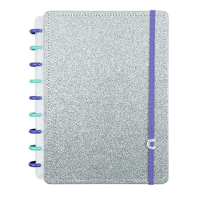 Caderno Medio Lets Glitter - Caderno Inteligente