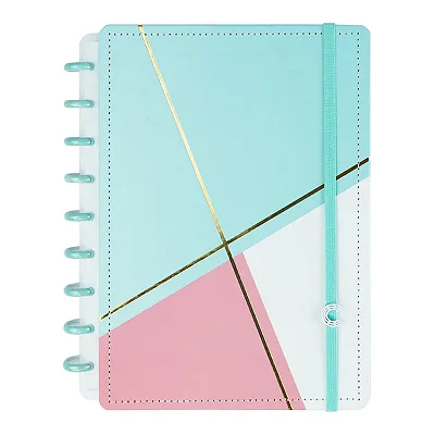 Caderno Medio Acqua Glam - Caderno Inteligente