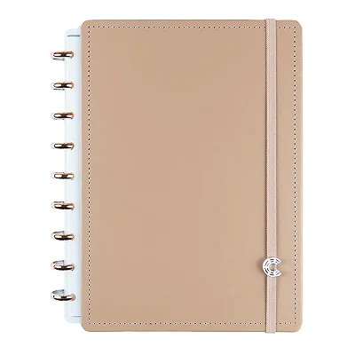 Caderno Medio Cappuccino - Caderno Inteligente