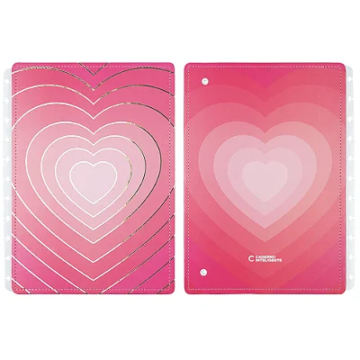 Capa E Contra G Golden Love - Caderno Inteligente