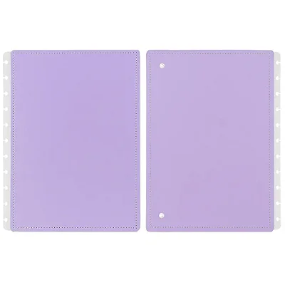 Capa E Contra G Lilas Pastel - Caderno Inteligente