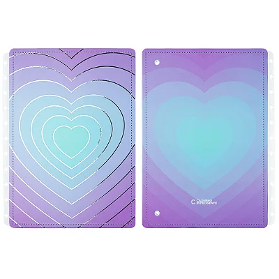 Capa E Contra G Silver Love - Caderno Inteligente