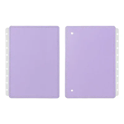 Capa E Contra M Lilas Pastel - Caderno Inteligente
