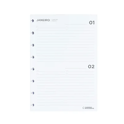 Refil A5 Agenda Inteligente - Caderno Inteligente