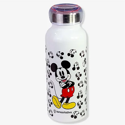 Garrafa 500ml Bubble Mickey  Holografico - Zona