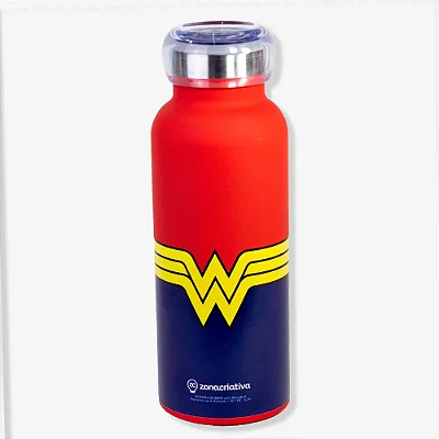 Garrafa 500ml Bubble Mulher Maravilha- Zona