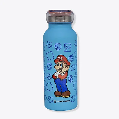 Garrafa 500ml Bubble Super Mario- Zona