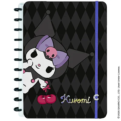 Caderno A5 Kuromi - Caderno Inteligente