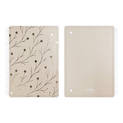 Capa E Contra M Floral Giulia -caderno Inteligente