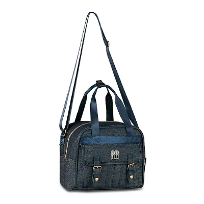 Lancheira Térmica Rebecca Bonbon Denim Vintage 8" Rb27025 - Clio