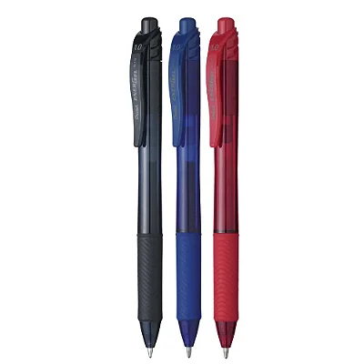Caneta Gel Retratil Energel 1,0mm Azul - Pentel