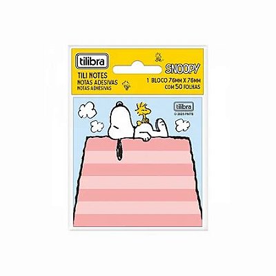Tili Notes 76x76mm 50f Snoopy - Tilibra