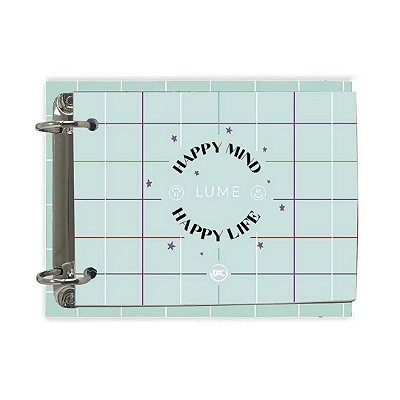 Caderno P/fichario 80f Mini Vert Lume - Dac