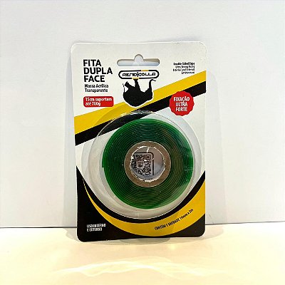 Fita Adesiva 19mmx2m Dupla Face - Rendicolla