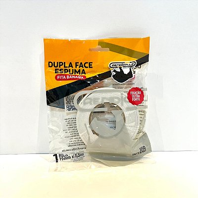Fita Ades Dupla Face 19mmx1,5m Banana - Rendicolla