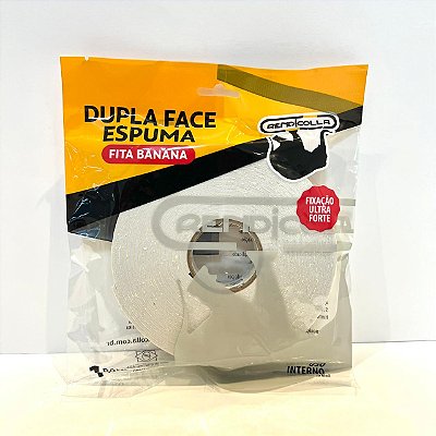Fita Ades Dupla Face 19mmx5,5m Banana - Rendicolla