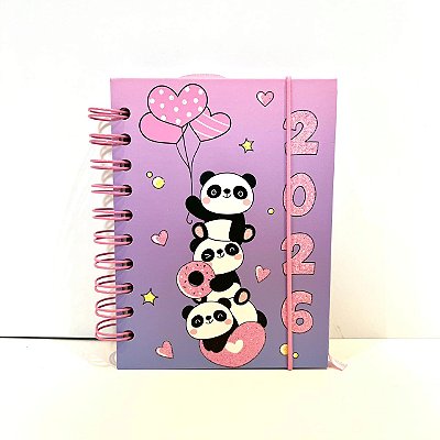 Agenda 2026 A6 336 folhas Pandas Sortida - Dcarte