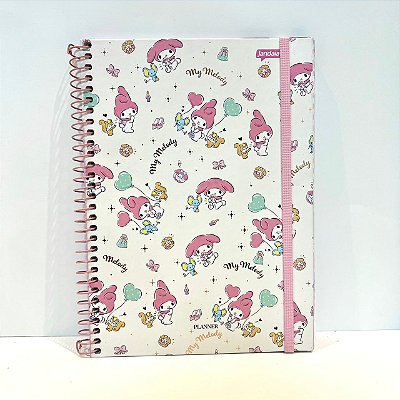 Agenda Espiral Caderno 160 folhas Planner My Melody - Jandaia